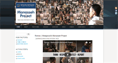 Desktop Screenshot of manassehproject.org